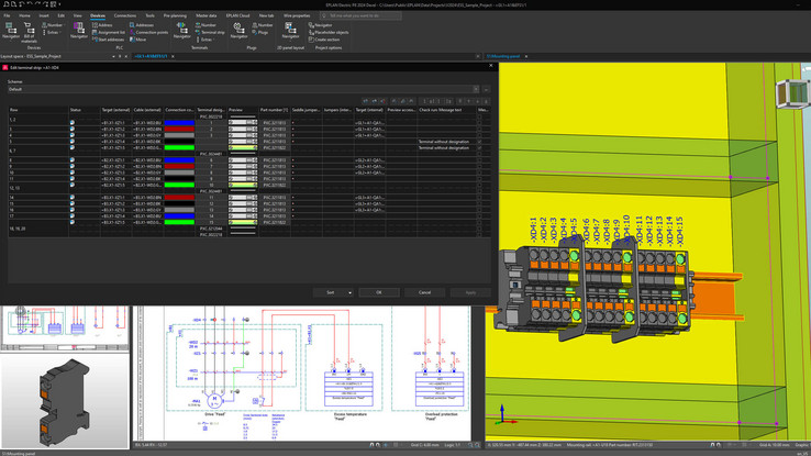 Geoptimaliseerde Terminal Editor: beheers gemakkelijk jouw klemmen en klemmenstroken